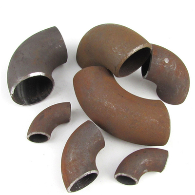 Oil Gas Water Industria Stainless Steel Carbon Steel Butt Welded To Pipe Fitting 90 Degree Elbow